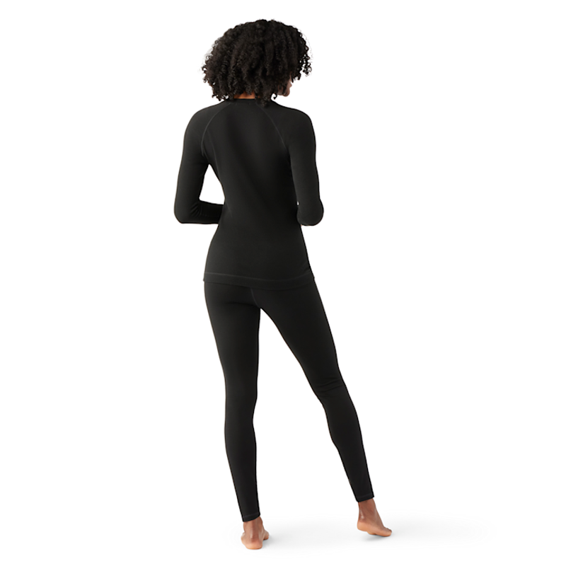 Smartwool Women's Classic Thermal Merino Baselayer Crew in Black-1