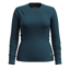Smartwool Women's Classic Thermal Merino Crew in Twilight Blue Heather