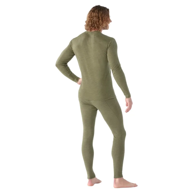 Smartwool Classic Thermal Merino Base Layer Crew in Winter Moss-1