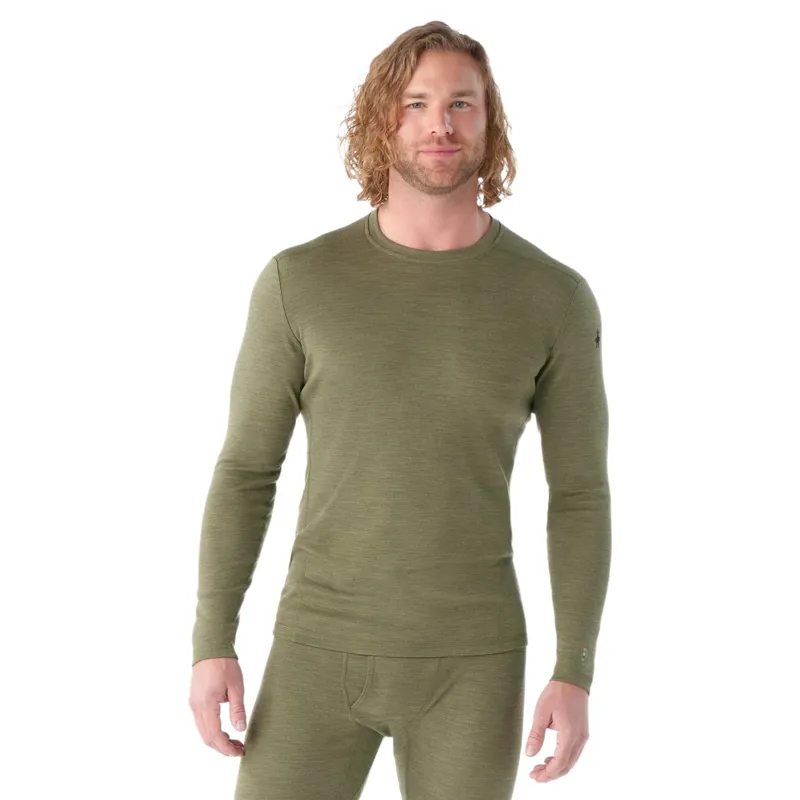 Smartwool Classic Thermal Merino Base Layer Crew in Winter Moss