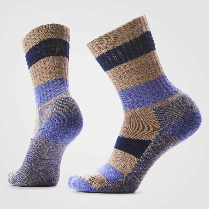 Smartwool Everyday Barnsley Sweater Crew Socks in Nightfall Blue