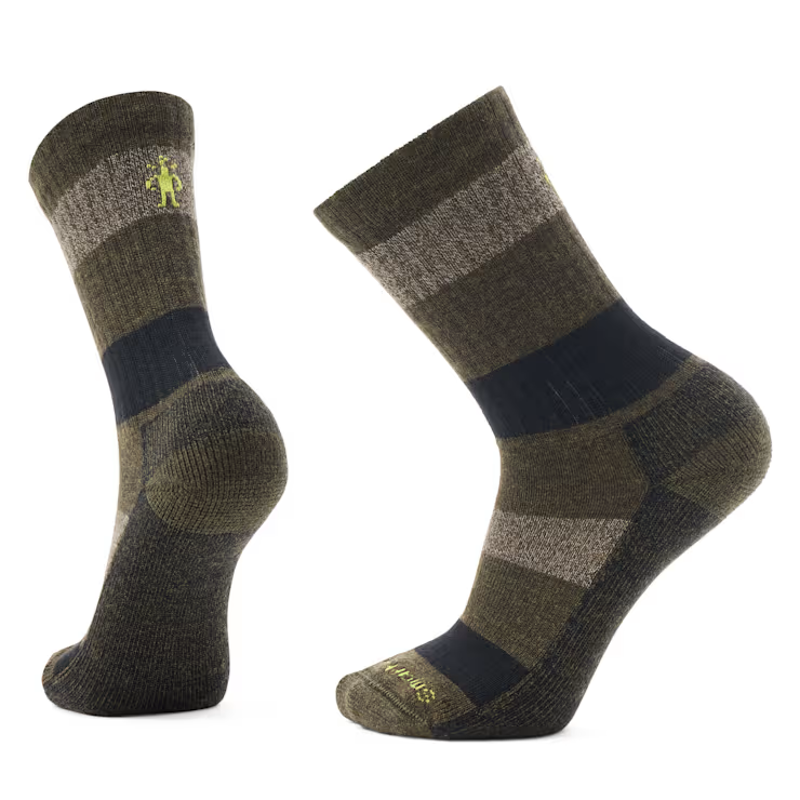 Smartwool Everyday Barnsley Sweater Crew Socks in Military Olive