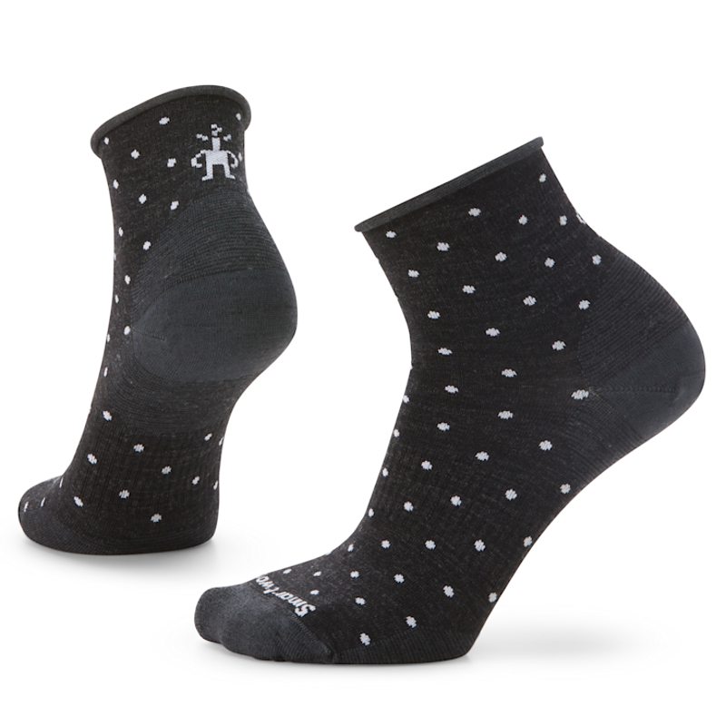 Smartwool Women's Everyday Classic Dot Ankle Socks in Charcoal