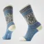 Smartwool Everyday Cozy Popcorn Snowflake Crew in Serene Blue
