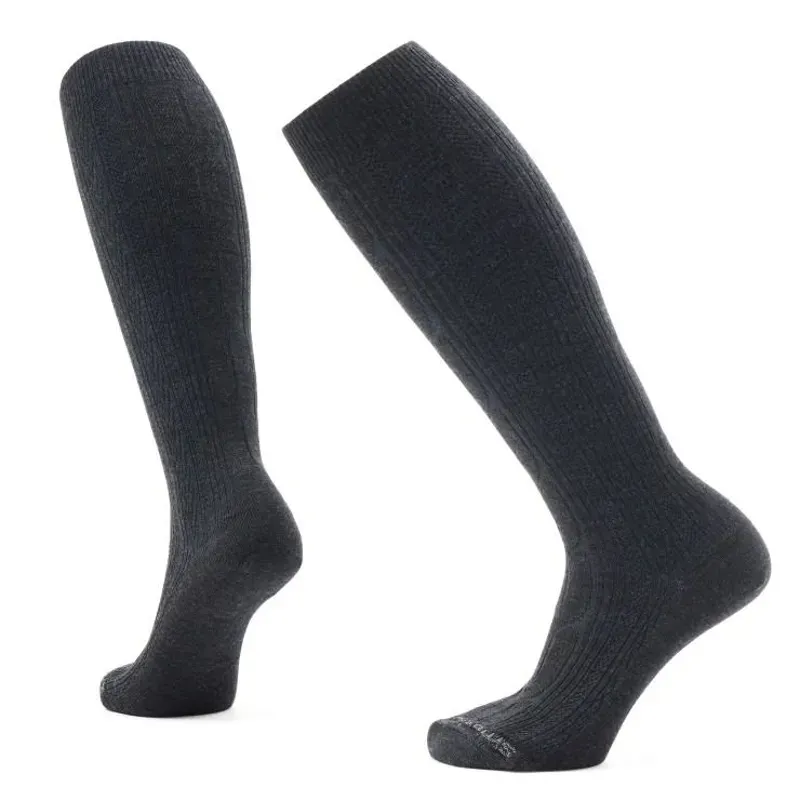 Smartwool Everyday Lifestyle Cable Knee High Socks in Charcoal