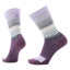 Smartwool Everyday Stitch Stripe Crew Socks in Ultra Violet