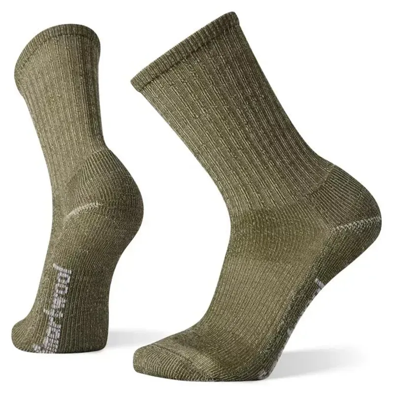 Smartwool Hike Classic Light Cushion Crew Socks in Military Olive