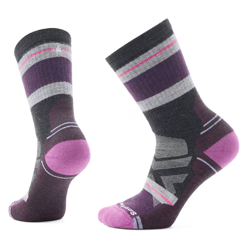 Smartwool Women's Hike Saturnsphere Crew Socks in Charcoal