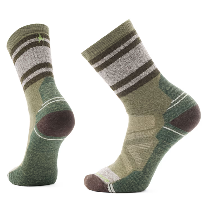 Smartwool Hike Full Cushion Lolo Trail Crew Socks in Winter Moss
