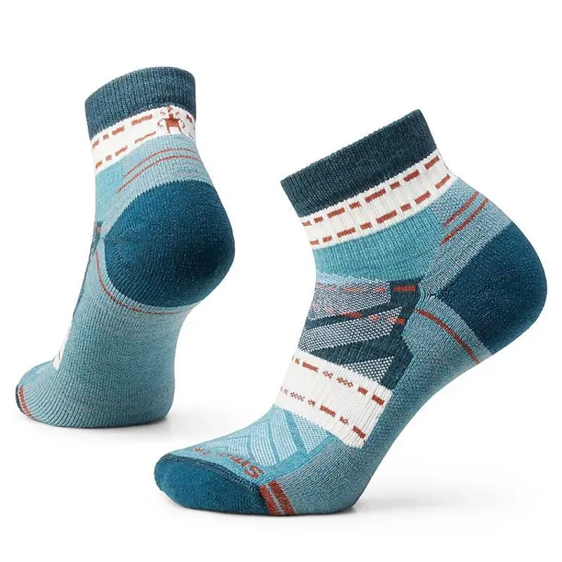 Smartwool Women's Hike Margarita Ankle Socks in Twilight Blue