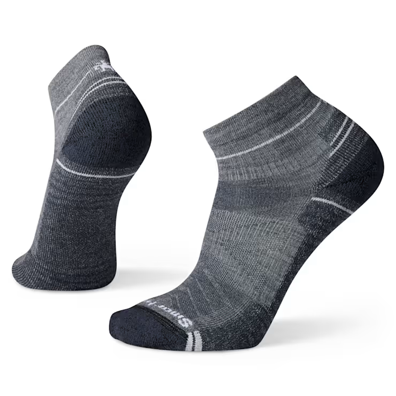 Smartwool Hike Light Cushion Ankle Sock in Medium Gray