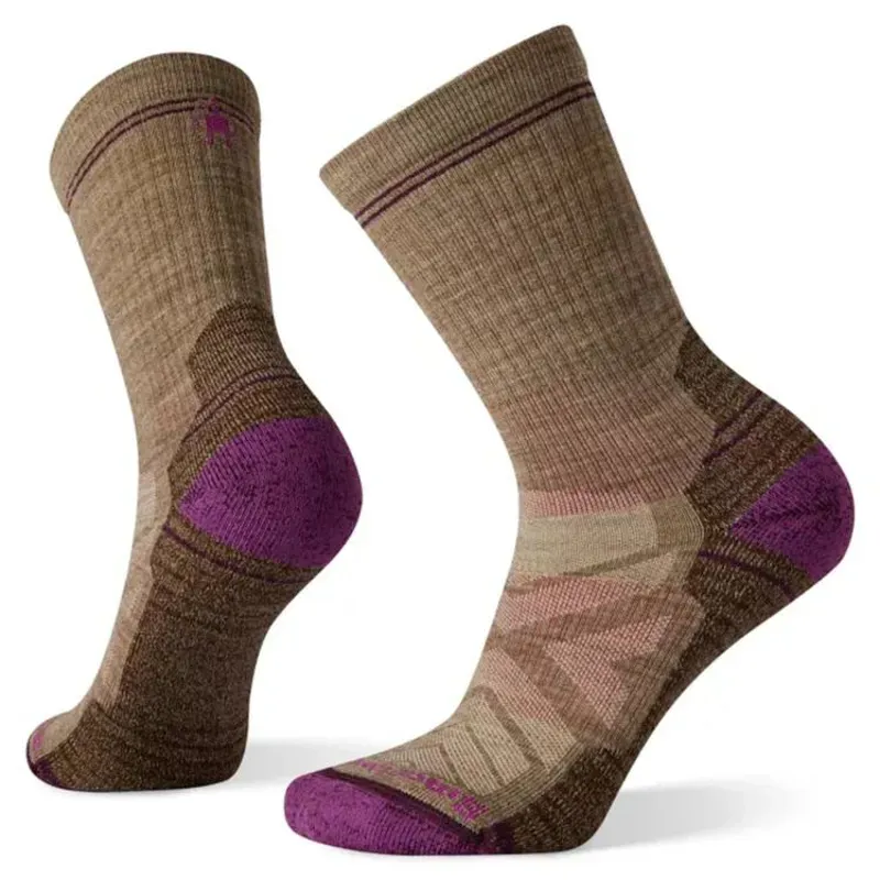 Smartwool Hike Light Cushion Crew Socks in Fossil