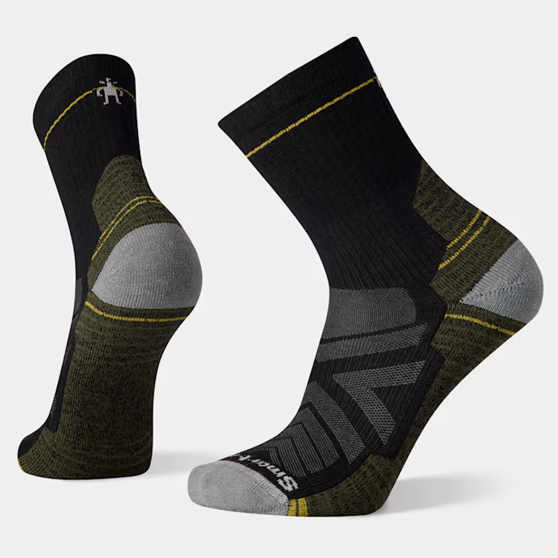 Smartwool Hike Light Cushion Mid Crew Socks in Black