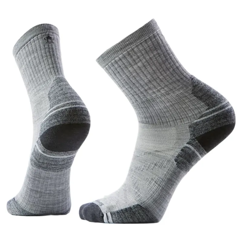 Smartwool Hike Mid Crew Socks in Light Gray
