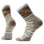 Smartwool Hike Bear Stripe Mid Crew Socks in Ash