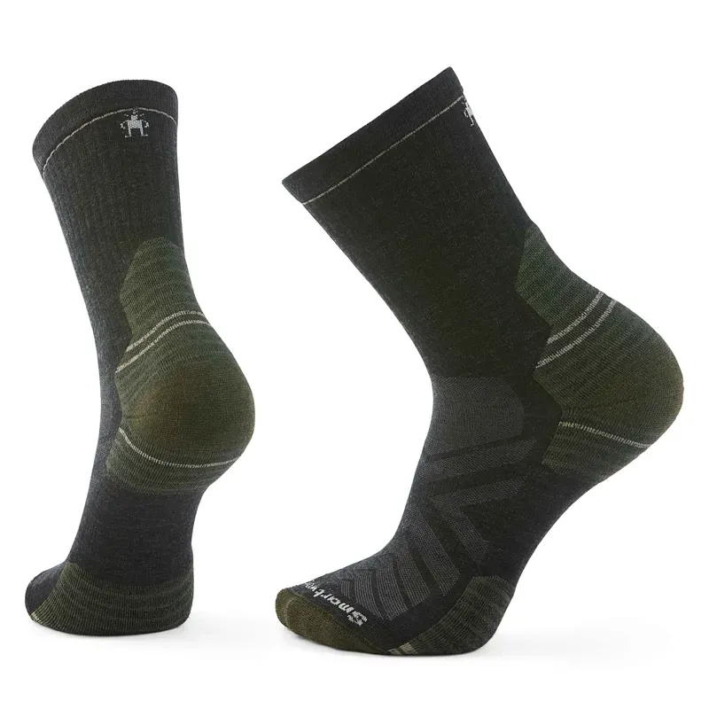 Smartwool Women's Hike Targeted Cushion Mid Crew Socks in Charcoal