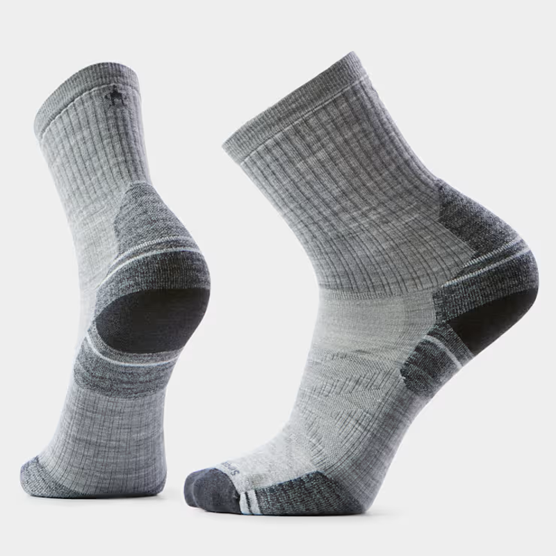 Smartwool Hike Mid Crew Socks in Light Gray