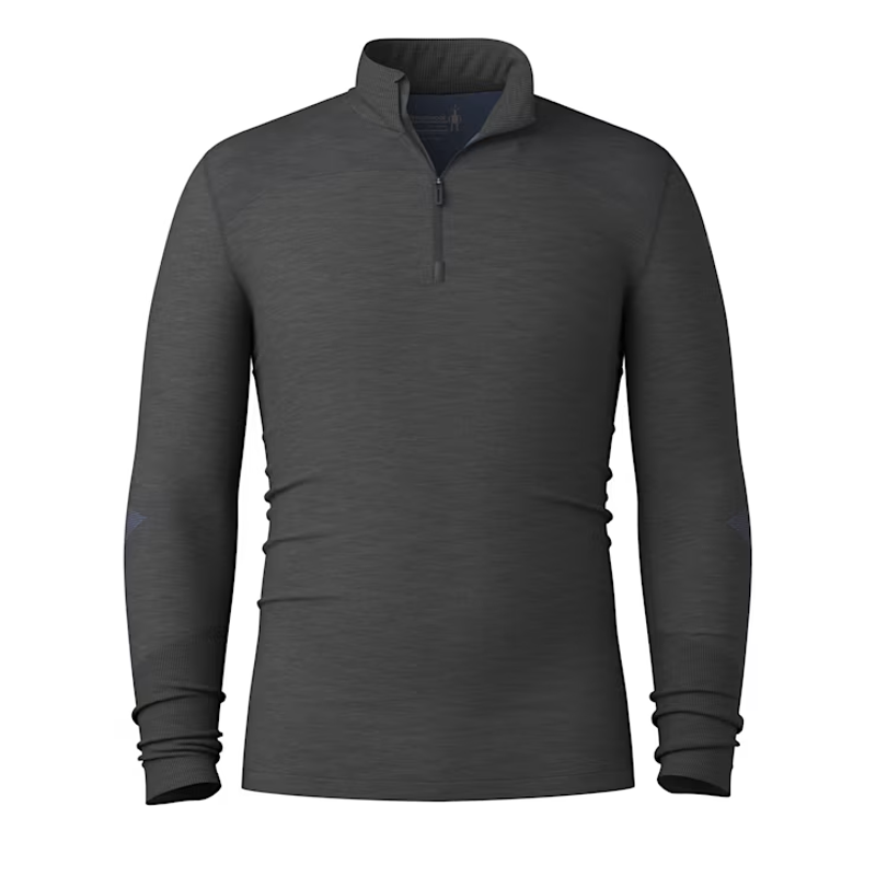 Smartwool Intraknit Thermal Merino 1/4 Zip in Charcoal and Nightfall