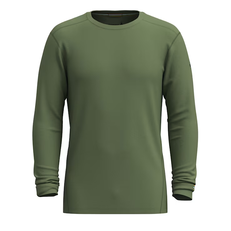 Smartwool Classic All-Season Merino Base Layer Crew in Fern Green