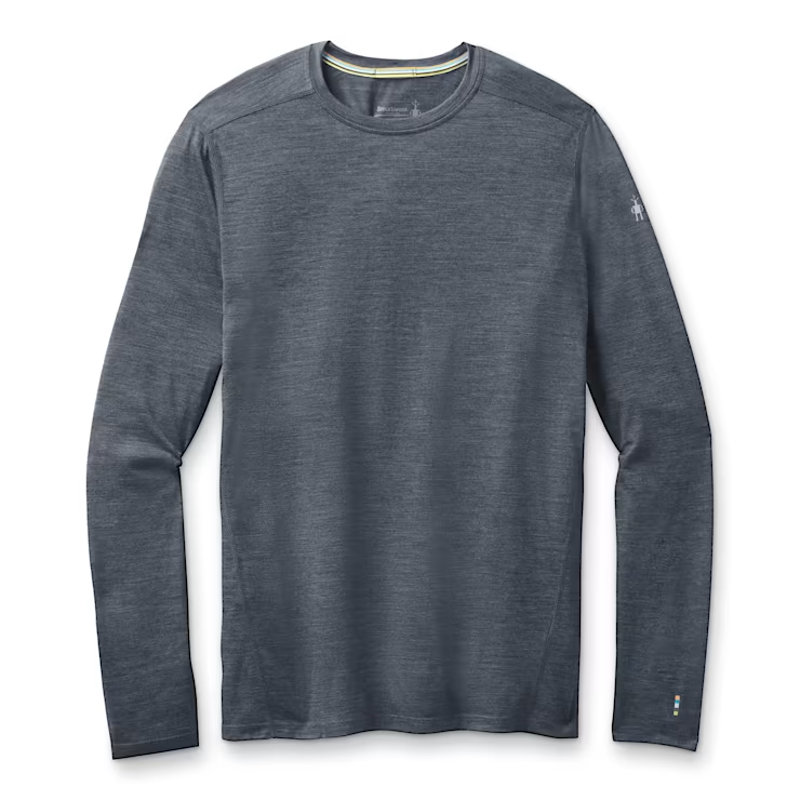 Smartwool Men's Classic All-Season Merino Crew in Iron Heather