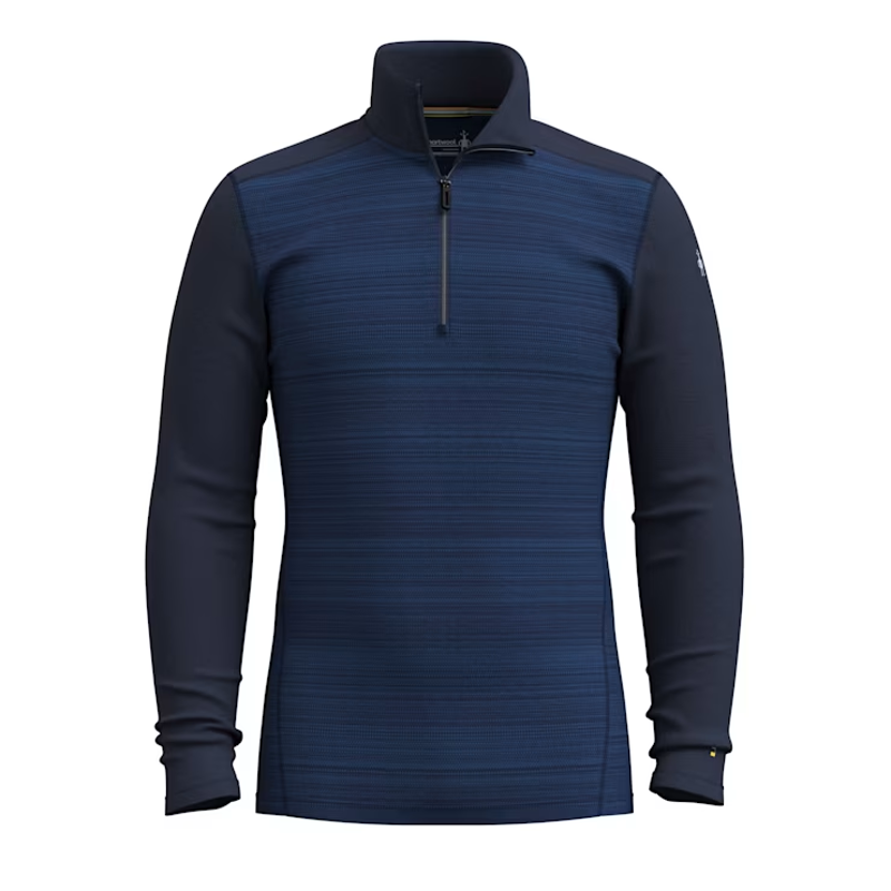 Smartwool Classic Thermal Merino 1/4 Zip in Deep Navy Color Shift