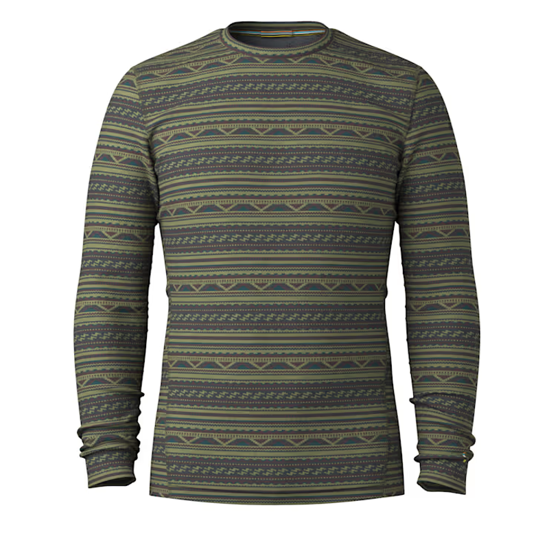 Smartwool Classic Thermal Merino Crew in Winter Moss Summit Soul