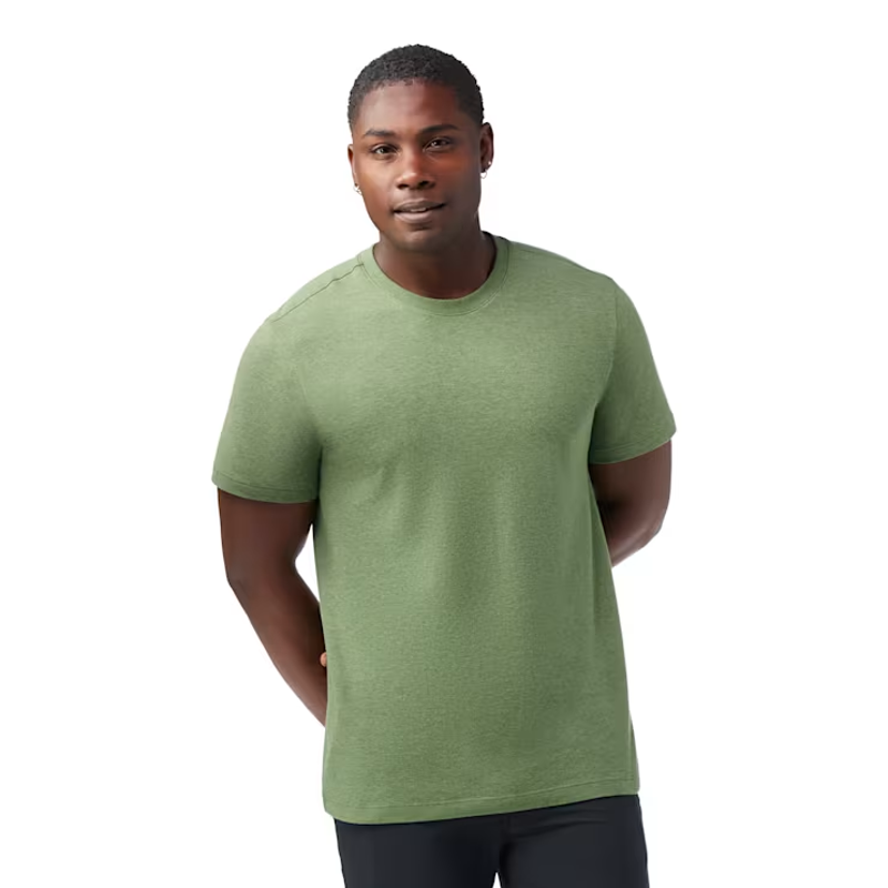 Smartwool Perfect Crew Short Sleeve Tee in Fern Green