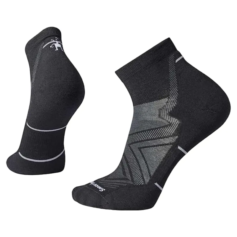 Smartwool Run Ankle Socks in Medium Grey