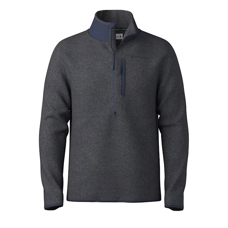 Smartwool Second Cut Fleece 1/2 Zip in Deep Navy-1