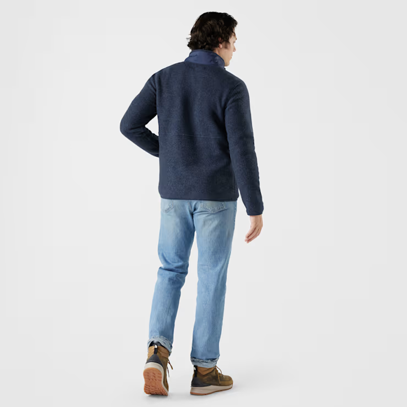 Smartwool Second Cut Fleece 1/2 Zip in Deep Navy-2