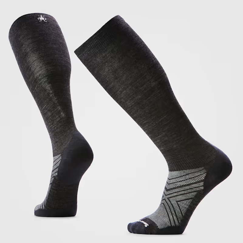 Smartwool Ski Zero Cushion Extra Stretch OTC Socks in Charcoal