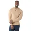 Smartwool Sparwood 1/4 Zip Sweater in Toasted Coconut Heather