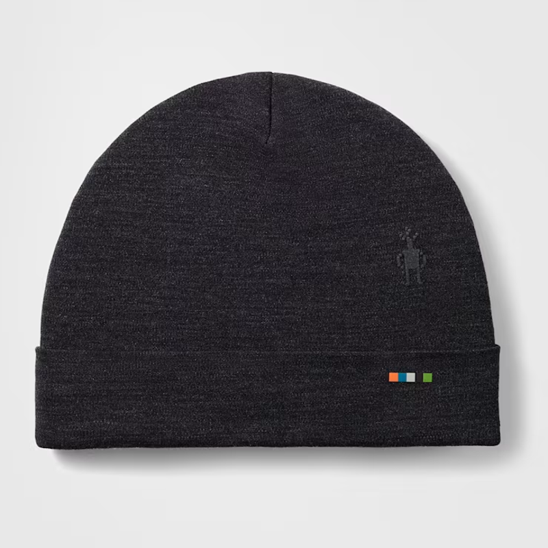 Smartwool Thermal Merino Reversible Cuffed Beanie in Black