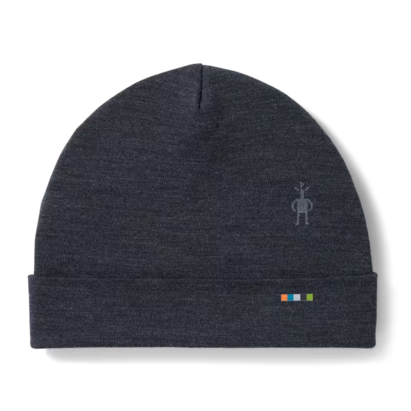 Smartwool Thermal Merino Reversible Cuffed Beanie in Charcoal