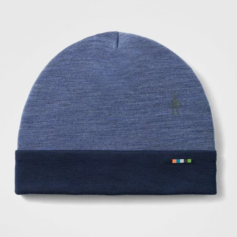 Smartwool Thermal Merino Reversible Cuffed Beanie in Nightfall Blue