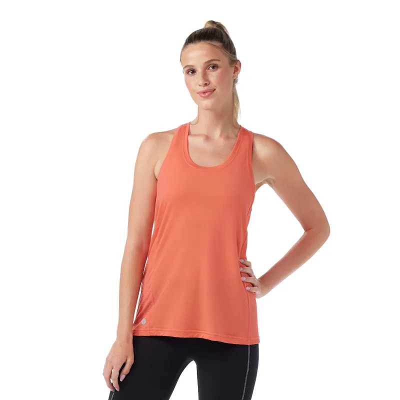 Smartwool Women's Active Mesh Racerback Tank in Coral Reef