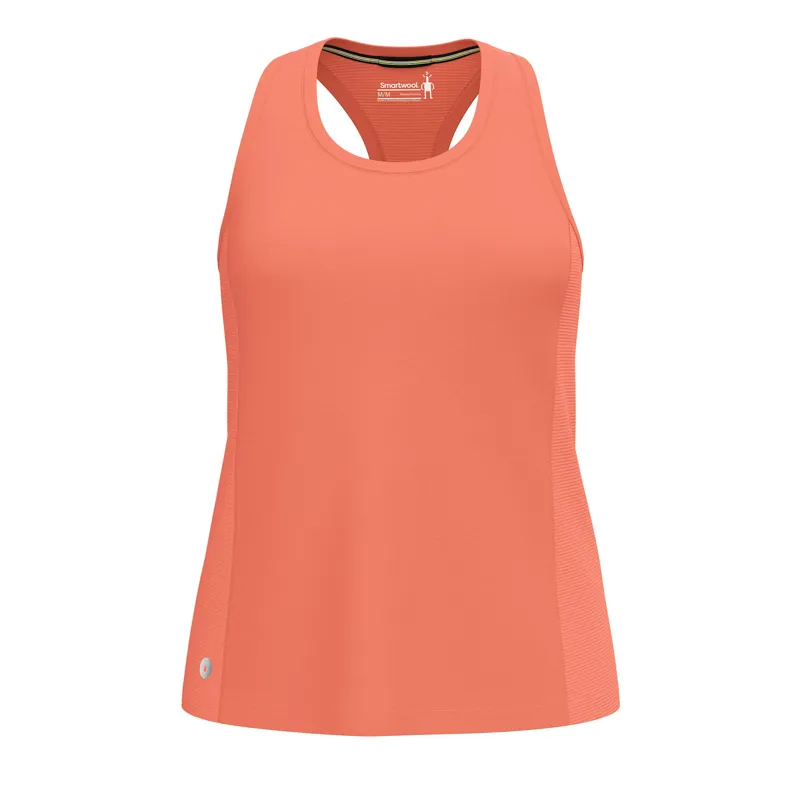 Smartwool Women's Active Mesh Racerback Tank in Coral Reef-1