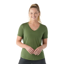 Smartwool Women's Active Ultralite V-Neck Short Sleeve in Fern Green