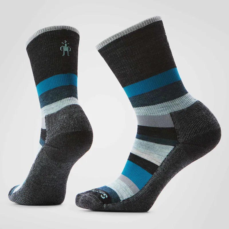 Smartwool Everyday Multi-Stripe Crew Socks in Charcoal