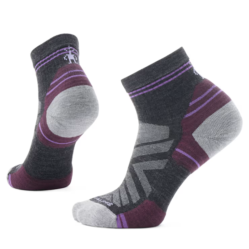 Smartwool Women's Hike Targeted Cushion Ankle Socks in Charcoal