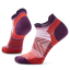 Smartwool Women's Run Zero Cushion Stripe Low Ankle in Tandoori Orange