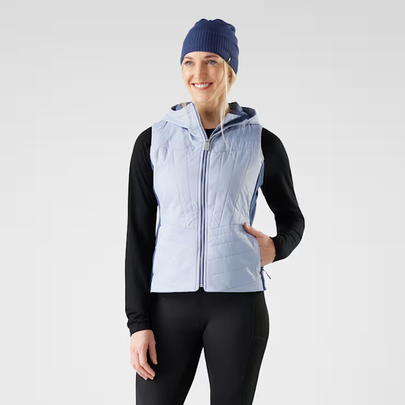 Smartwool Women's Smartloft Vest in Icy Nightfall Blue