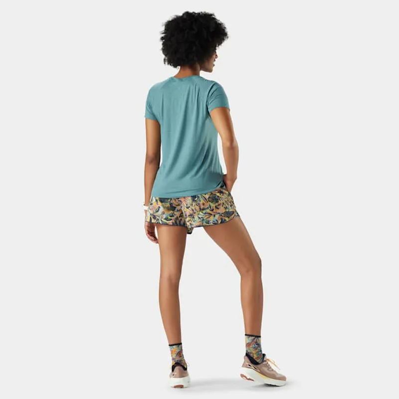 Smartwool Women's Active Ultralite Short Sleeve in Dusty Teal-1