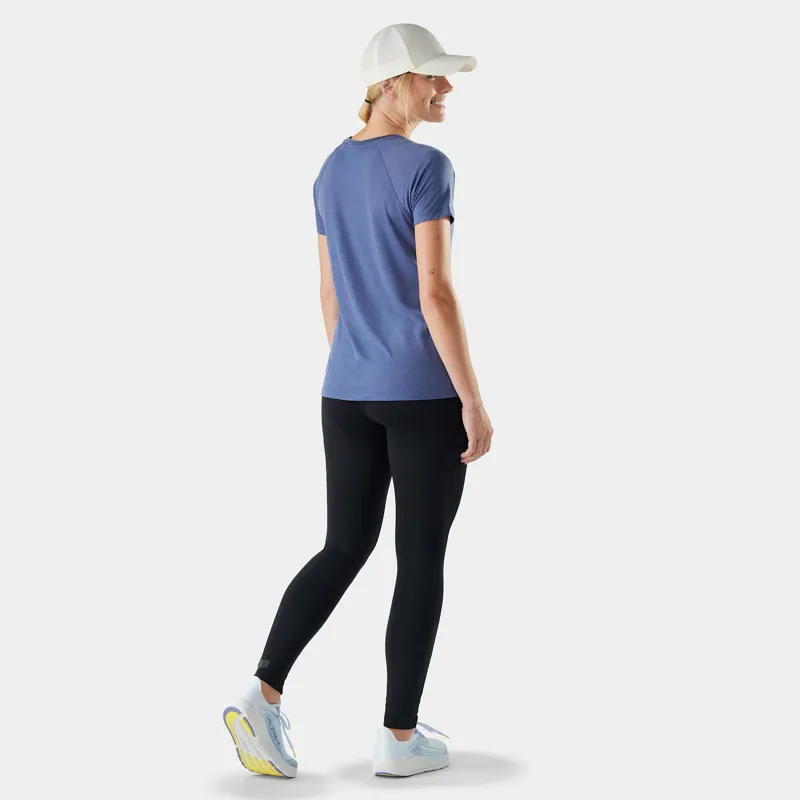 Smartwool Women's Active Ultralite Short Sleeve in Nightfall Blue-1