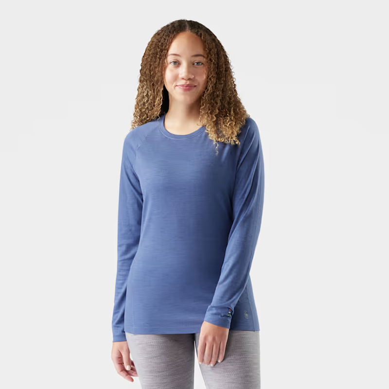 Smartwool Women's Classic All-Season Merino Crew in Nightfall Blue