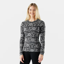 Smartwool Women's Classic Thermal Merino Baselayer Crew in Black Deco