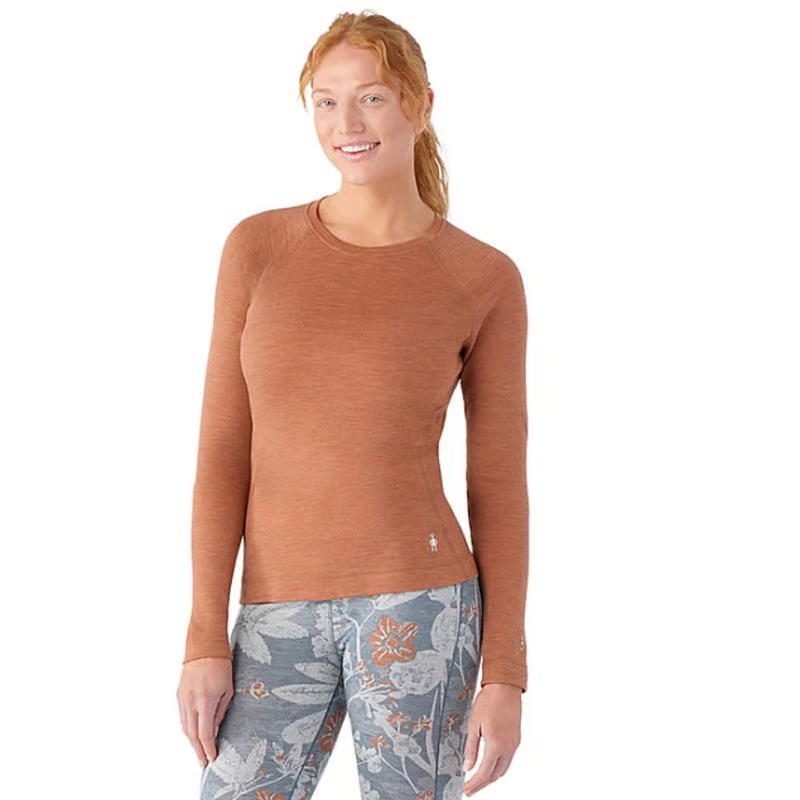 Smartwool Women's Classic Thermal Merino Baselayer Crew in Copper