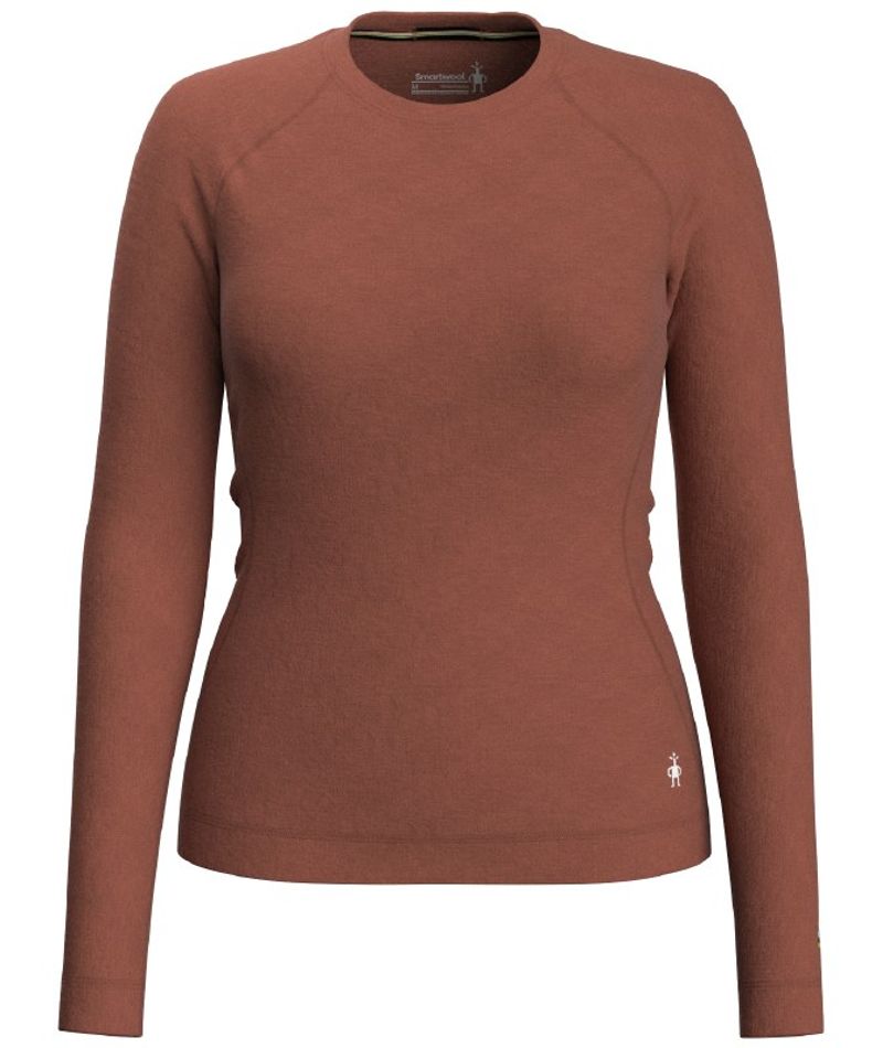 Smartwool Women's Classic Thermal Merino Baselayer Crew in Copper-1