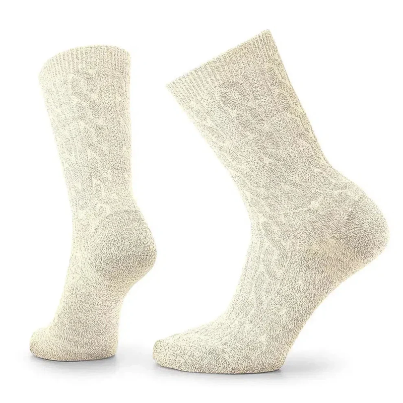 Smartwool Everyday Cable Crew Socks in Natural