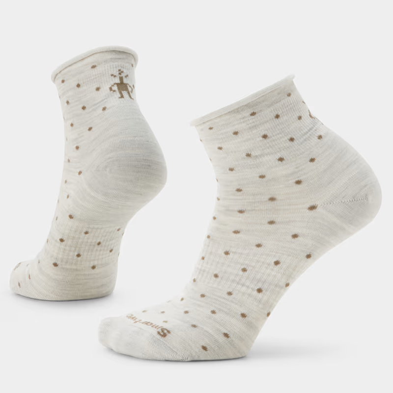Smartwool Women's Everyday Classic Dot Ankle Socks in Ash